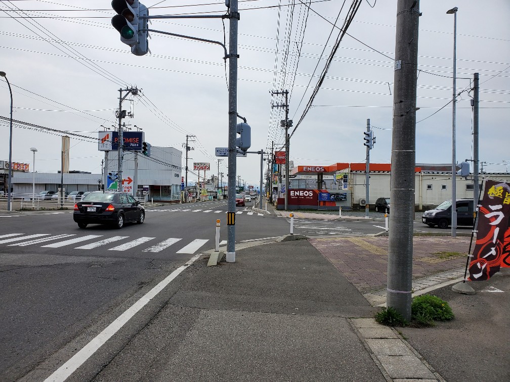 鶴岡市街の旧国道7号線