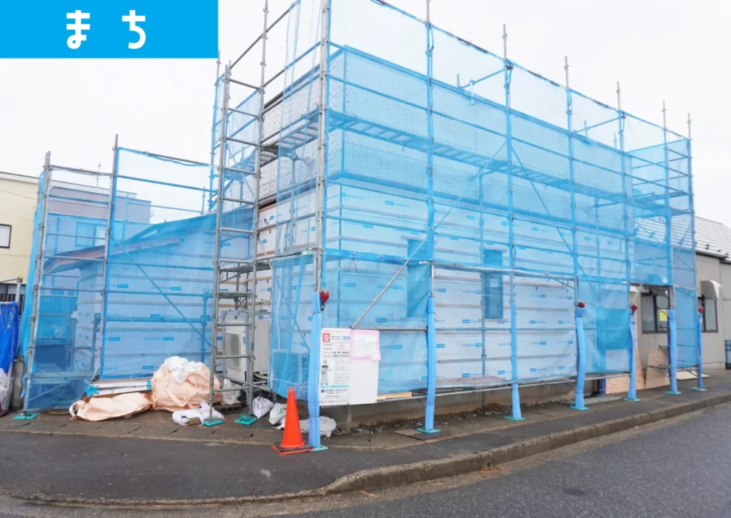 酒田市にあるラーメンの人気店「さらしな」の改装工事の様子