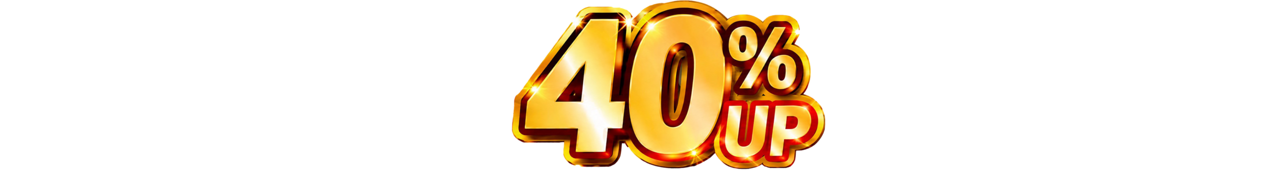 40% UP