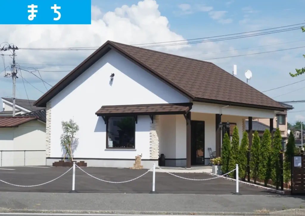 酒田市北今町にできる「かふぇらぼ」の外観
